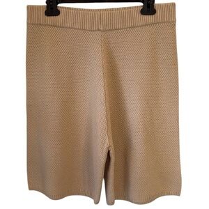 ASOS Reclaimed Vintage Beige Knit Sweater Shorts Unisex Medium